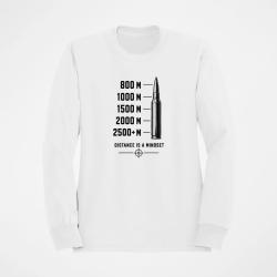 Sweat Tir Sportif Distance Is a Mindset 2500+ m&egrave;tres Blanc