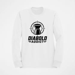 Sweat Tir Sportif Diabolo Addict Blanc