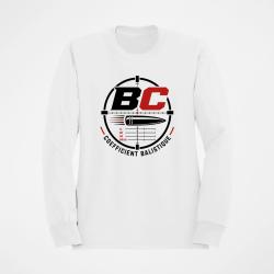Sweat Tir Sportif Coefficient balistique Blanc / Orange