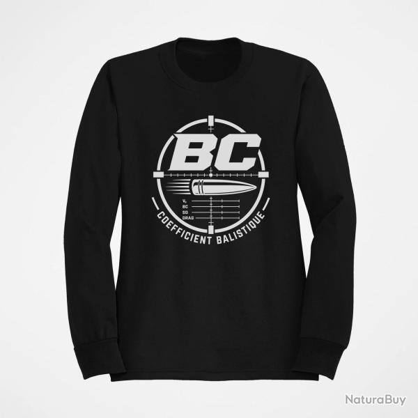 Sweat Tir Sportif Coefficient balistique Noir