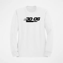 Sweat Tir Sportif Calibre 30-06 Blanc