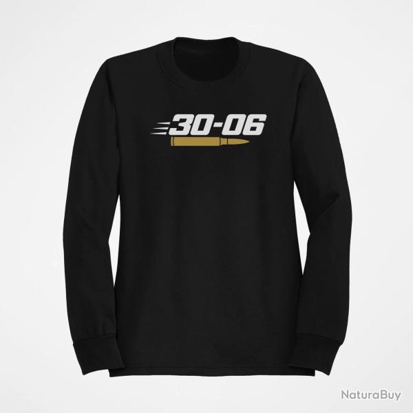 Sweat Tir Sportif Calibre 30-06 Noir / Orange