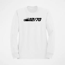 Sweat Tir Sportif Calibre 12 12-70 Blanc