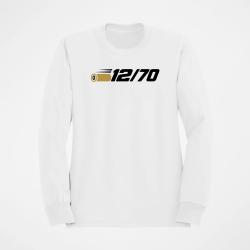 Sweat Tir Sportif Calibre 12 12-70 Blanc / Orange
