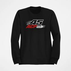 Sweat Tir Sportif Calibre .45 ACP Noir / Orange
