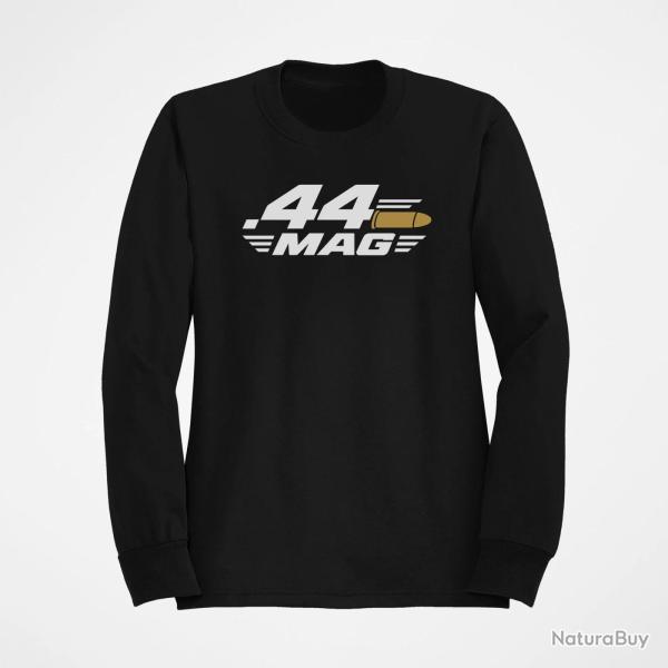 Sweat Tir Sportif Calibre .44 Mag Noir / Orange