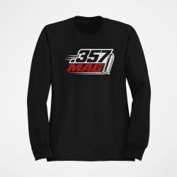 Sweat Tir Sportif Calibre .357 Mag Noir / Orange