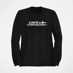 Sweat Tir Sportif Caf&eacute; et cartouches Noir