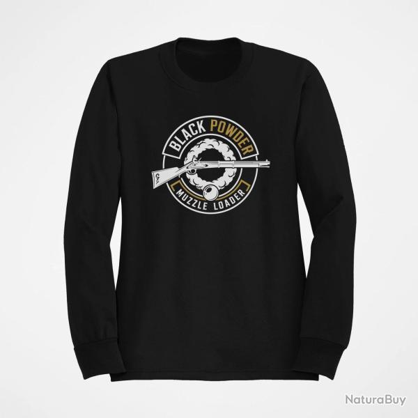 Sweat Tir Sportif Black Powder Fusil � poudre noire Noir / Orange