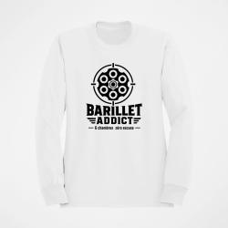 Sweat Tir Sportif Barillet Addict Blanc