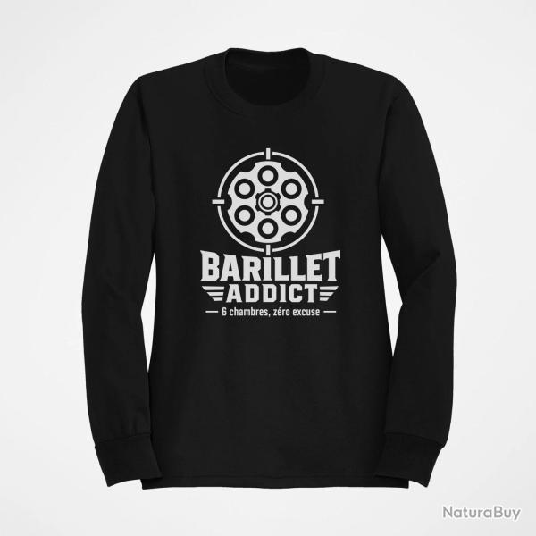 Sweat Tir Sportif Barillet Addict Noir