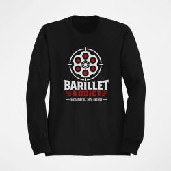 Sweat Tir Sportif Barillet Addict Noir / Orange