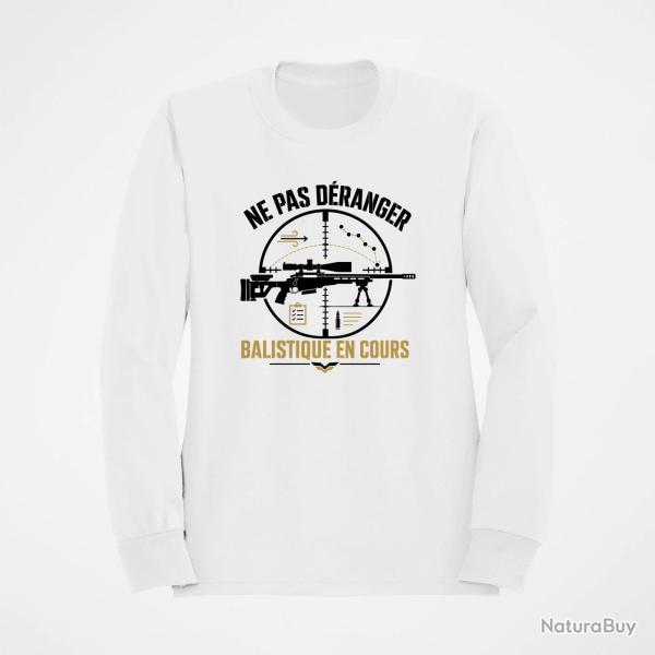 Sweat Tir Sportif Balistique en cours Blanc / Orange