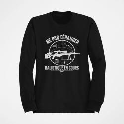 Sweat Tir Sportif Balistique en cours Noir