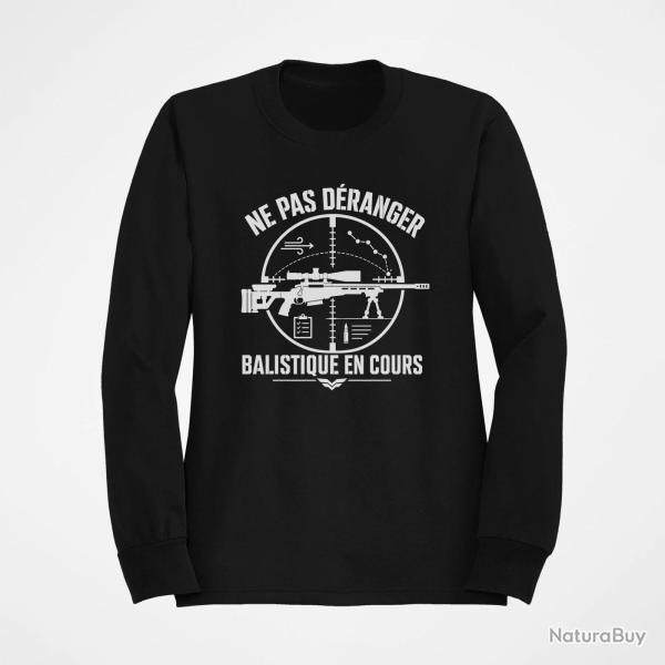 Sweat Tir Sportif Balistique en cours Noir
