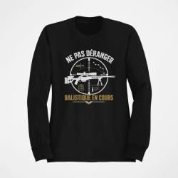 Sweat Tir Sportif Balistique en cours Noir / Orange