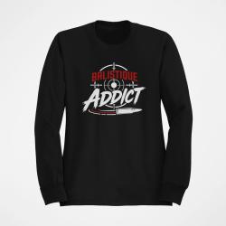 Sweat Tir Sportif Balistique Addict Cible Noir / Orange