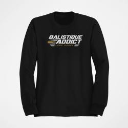 Sweat Tir Sportif Balistique Addict Noir / Orange