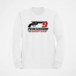 Sweat Tir Sportif 9 Percussion Shooter Revolver Blanc / Orange