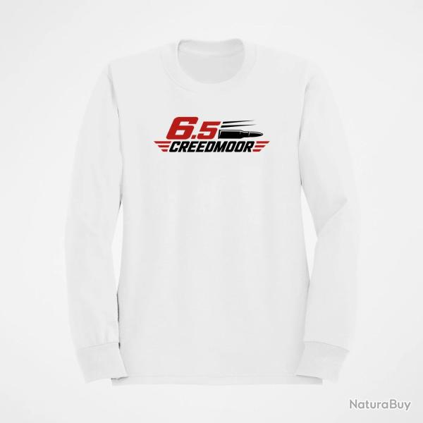 Sweat Tir Sportif 6.5 Creedmoor Cartouche Blanc / Orange