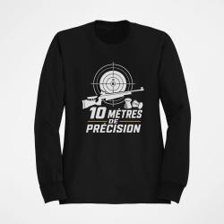 Sweat Tir Sportif 10 m de pr&eacute;cision Noir