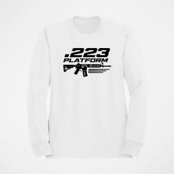 Sweat Tir Sportif .223 Platform Blanc