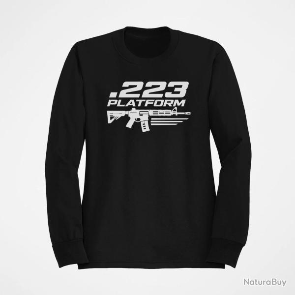 Sweat Tir Sportif .223 Platform Noir