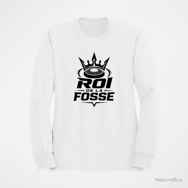 Sweat Ball Trap Roi de la fosse Tireur sportif Blanc