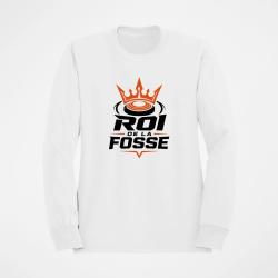 Sweat Ball Trap Roi de la fosse Tireur sportif Blanc / Orange