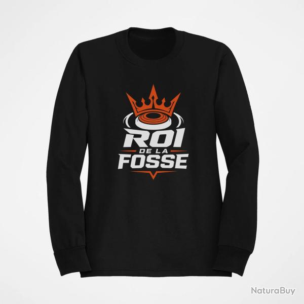 Sweat Ball Trap Roi de la fosse Tireur sportif Noir / Orange