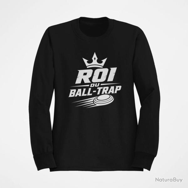Sweat Ball Trap Roi du Ball Trap Couronne Noir