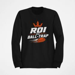 Sweat Ball Trap Roi du Ball Trap Couronne Noir / Orange