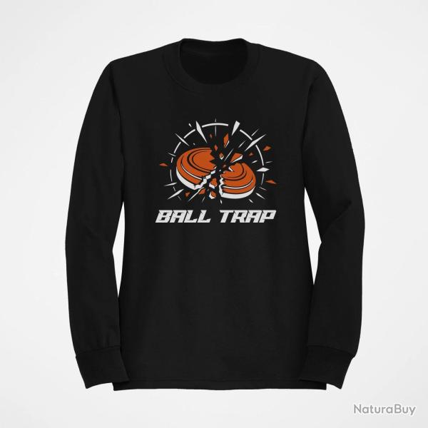Sweat Ball Trap Vitesse Double impact Noir / Orange