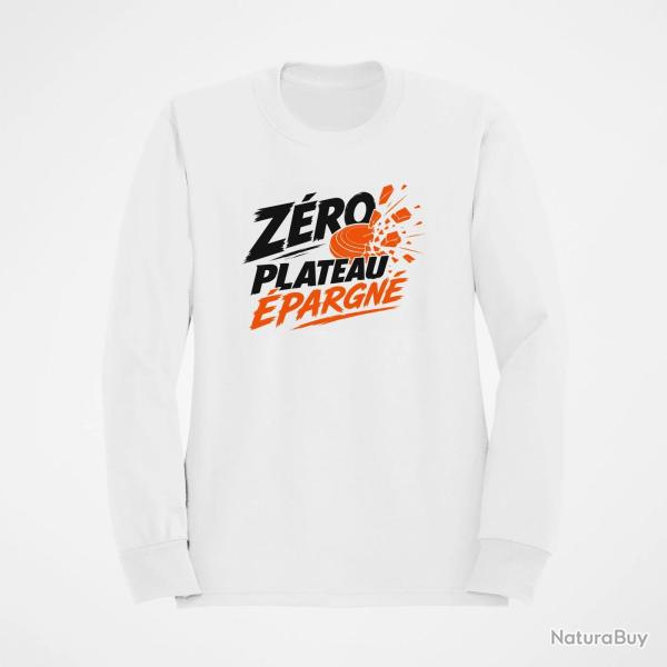 Sweat Ball Trap Z�ro plateau �pargn� Tireur d�termin� Blanc / Orange