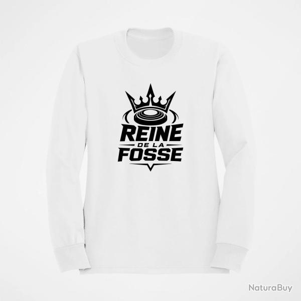 Sweat Ball Trap Reine de la fosse Tireuse sportive Blanc