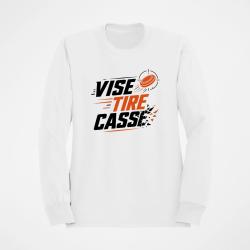 Sweat Ball Trap Vise, tire, casse S&eacute;quence de tir Blanc / Orange