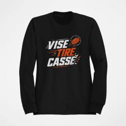 Sweat Ball Trap Vise, tire, casse S&eacute;quence de tir Noir / Orange