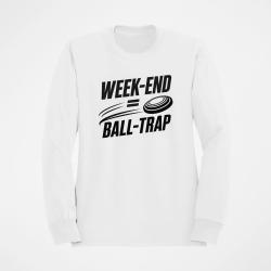 Sweat Ball Trap Week-end Ball Trap Stand et plateaux Blanc