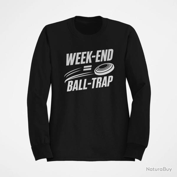 Sweat Ball Trap Week-end Ball Trap Stand et plateaux Noir