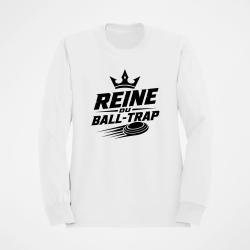 Sweat Ball Trap Reine du Ball Trap Couronne Blanc