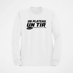 Sweat Ball Trap Un plateau, un tir Trajectoire parfaite Blanc