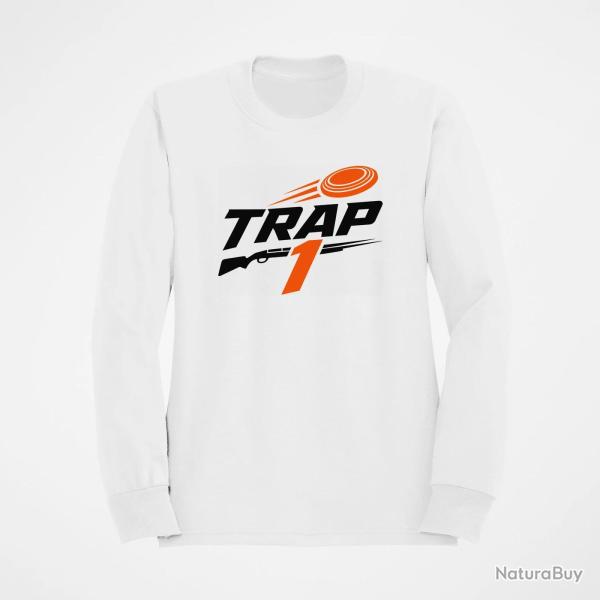 Sweat Ball Trap Trap1 S�rie de 25 Blanc / Orange