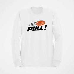 Sweat Ball Trap Pull ! Plateau filant Blanc / Orange