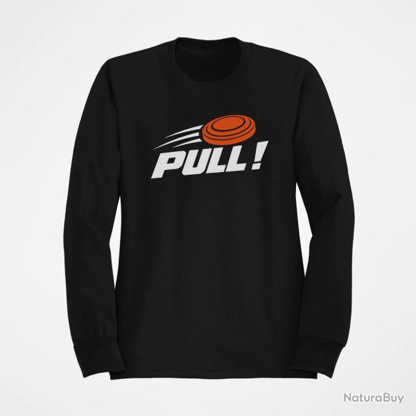 Sweat Ball Trap Pull ! Plateau filant Noir / Orange
