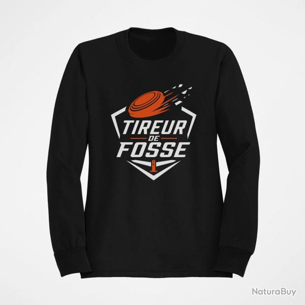 Sweat Ball Trap Tireur de fosse Discipline plateau Noir / Orange