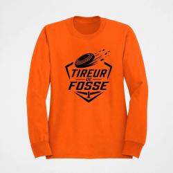 Sweat Ball Trap Tireur de fosse Discipline plateau Orange