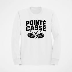 Sweat Ball Trap Point&eacute; cass&eacute; Double impact Blanc