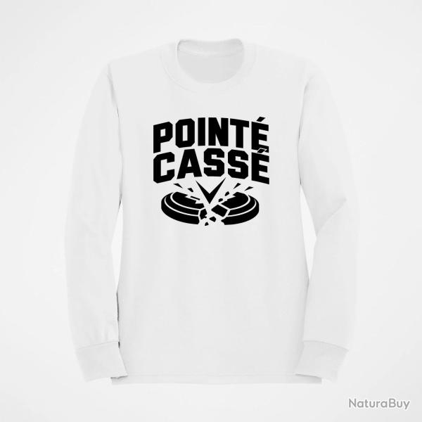 Sweat Ball Trap Point� cass� Double impact Blanc