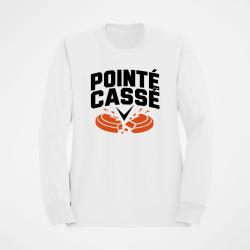 Sweat Ball Trap Point&eacute; cass&eacute; Double impact Blanc / Orange
