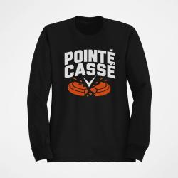 Sweat Ball Trap Point&eacute; cass&eacute; Double impact Noir / Orange